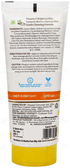 Mamaearth Vitamin C Face Wash 100Ml