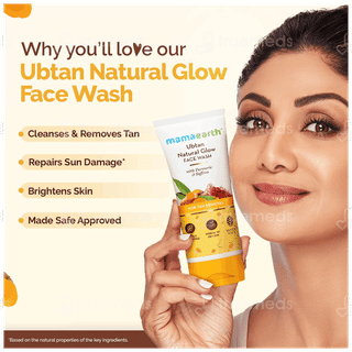 Mamaearth Ubtan For Tan Removal Face Wash 100Ml
