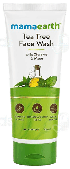 Mamaearth Tea Tree Face Wash 100Ml Mamaearth Tea Tree Face Wash 100Ml