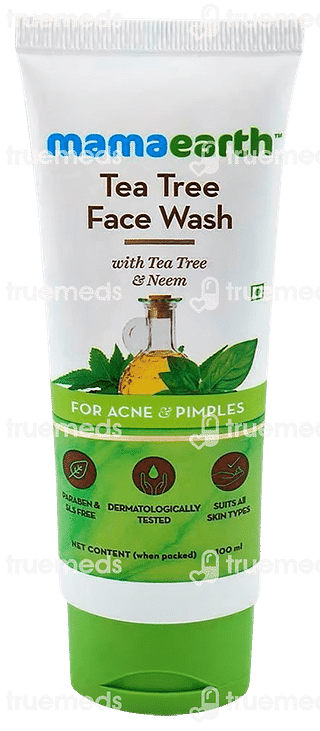 Mamaearth Tea Tree Face Wash For Acne And Pimples 100 ML