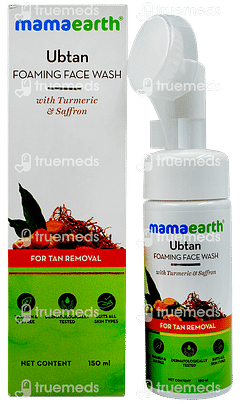 Mamaearth Ubtan Foaming Face Wash For Tan Removal 150ml