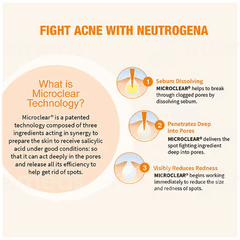 Neutrogena Oil Free Acne Wash 175Ml