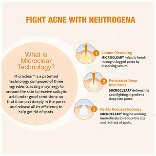 Neutrogena Oil Free Acne Wash 175Ml