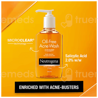 Neutrogena Oil Free Acne Wash 175Ml