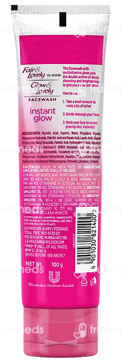 Glow & Lovely Instant Glow Facewash 100gm