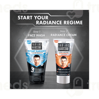 Emami Fair And Handsome Instant Radiance Face Wash 100Gm