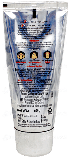 Emami Fair And Handsome Long Lasting Radiance Cream 60Gm