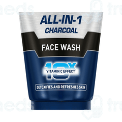 Nivea Men All In 1 Charcoal To Detoxify & Refresh Skin With 10x Vitamin C Effect Face Wash 50gm