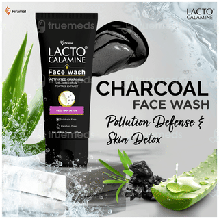 Lacto Calamine Activated Charcoal Face Wash 100 ML