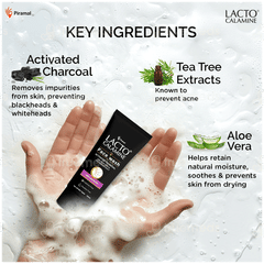 Lacto Calamine Activated Charcoal Face Wash 100 ML