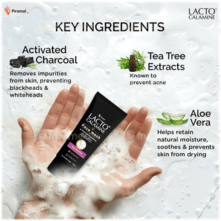 Lacto Calamine Activated Charcoal Face Wash 100 ML