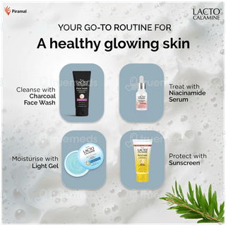 Lacto Calamine Activated Charcoal Face Wash 100 ML
