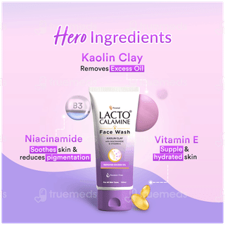 Lacto Calamine Kaolin Clay Face Wash 100 ML