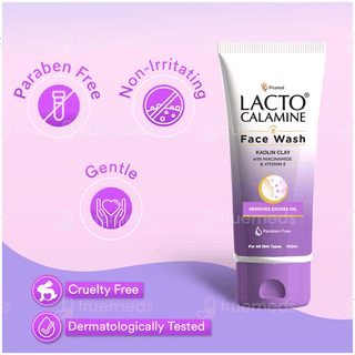 Lacto Calamine Kaolin Clay Face Wash 100 ML