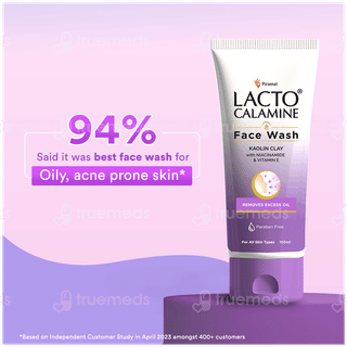 Lacto Calamine Kaolin Clay Face Wash 100 ML