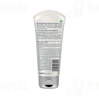 Lotus Herbals Whiteglow Active Skin Whitening Oil Control Face Wash 100 GM