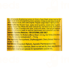 Everyuth Naturals Brightening Lemon And Cherry Face Wash 150 Gm