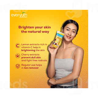 Everyuth Naturals Brightening Lemon And Cherry Face Wash 150 Gm