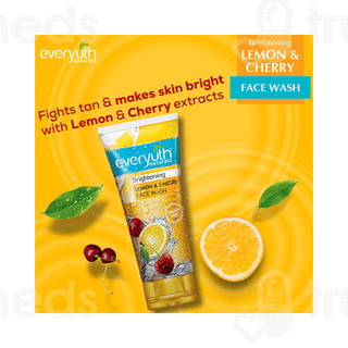 Everyuth Naturals Brightening Lemon And Cherry Face Wash 150 Gm