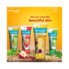 Everyuth Naturals Brightening Lemon And Cherry Face Wash 150 Gm
