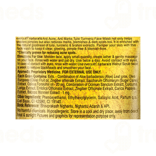 Everyuth Naturals Anti Acne Anti Marks Tulsi Turmeric Face Wash 150 GM