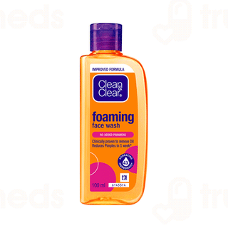 Clean & Clear New & Improved Foaming Face Wash 100ml