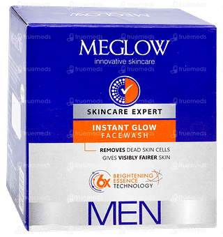 Meglow Instant Glow Men Facewash 70gm