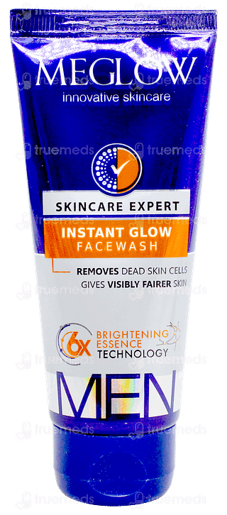 Meglow Instant Glow Men Facewash 70gm