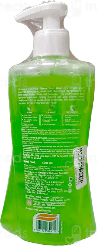 Himalaya Purifying Neem Face Wash 400Ml