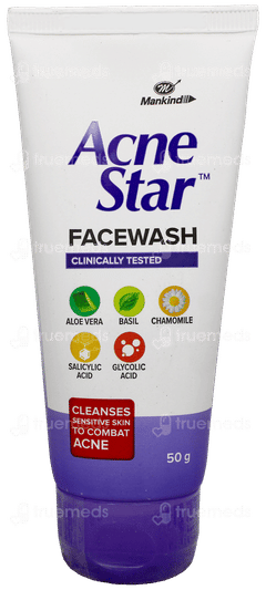 Acnestar Face Wash 50Gm Acnestar Face Wash 50Gm