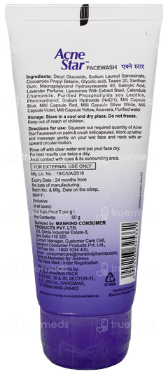 Acnestar Face Wash 50Gm