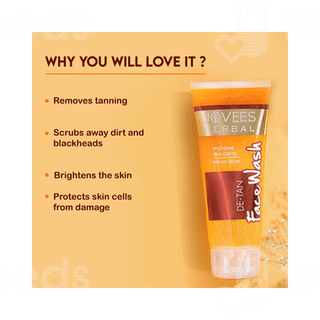 Jovees De Tan Face Wash 120 ML