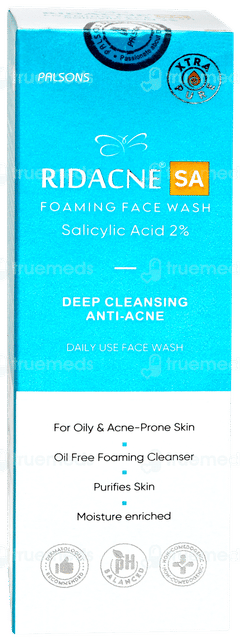 Ridacne Sa Foaming Face Wash 100ml