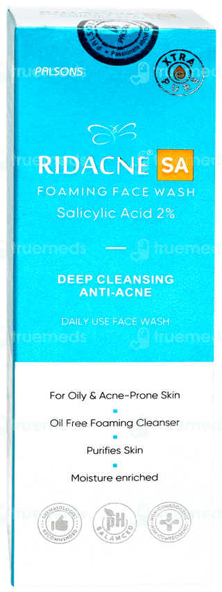 Ridacne Sa Foaming Face Wash 100ml