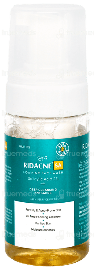 Ridacne Sa Foaming Face Wash 100ml