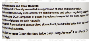 Acnelak 4 In 1 Pimple Care Face Wash 100ml