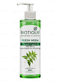 Biotique Fresh Neem Pimple Control Face Wash 200ml