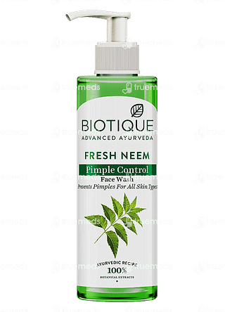 Biotique Fresh Neem Pimple Control Face Wash 200 ML