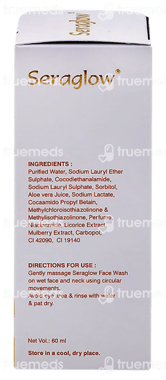 Seraglow Foaming Face Wash 60ml