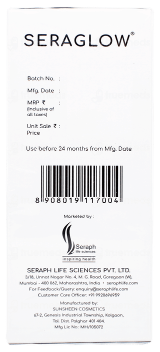 Seraglow Foaming Face Wash 60ml