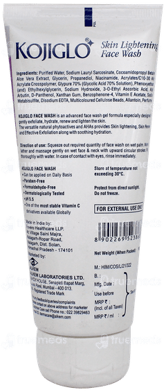 Kojiglo Skin Lightening Face Wash 100ml Kojiglo Skin Lightening Face Wash 100ml