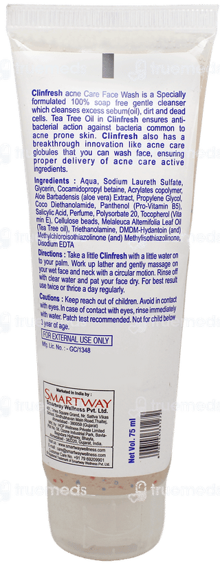 Clinfresh Facewash 75Gm