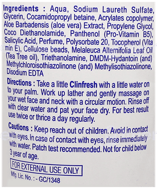 Clinfresh Facewash 75Gm