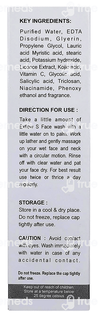 Exflow S Face Wash 70 GM