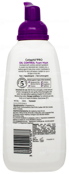 Cetaphil Pro Oil Control Foam Wash 236ml