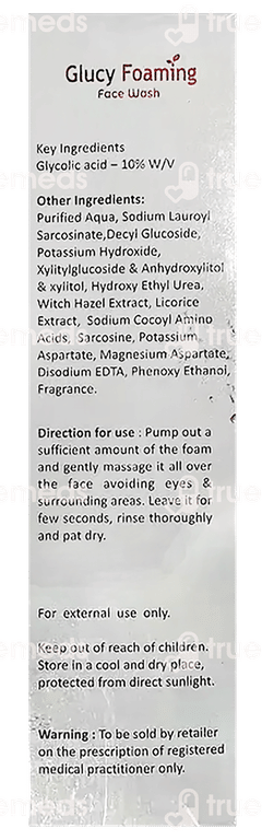 Glucy Foaming Face Wash 100ml Glucy Foaming Face Wash 100ml
