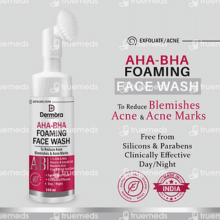 Dermora Aha Bha Foaming Face Wash 150 ML