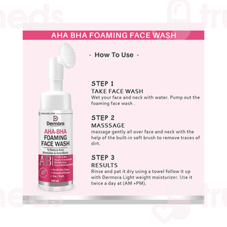 Dermora Aha Bha Foaming Face Wash 150 Ml