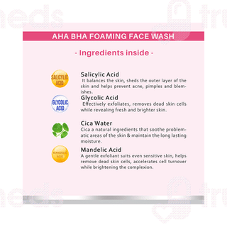 Dermora Aha Bha Foaming Face Wash 150 Ml