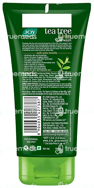 Joy Revivify Tea Tree Purifying Clear Skin Face Wash 150 ML